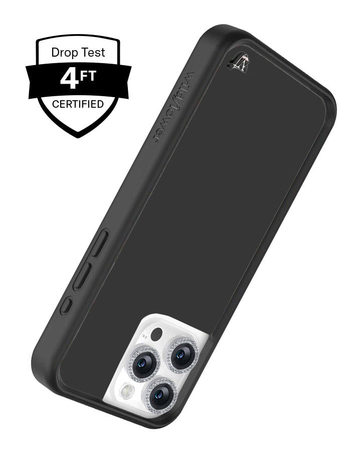 Crazy Checkers | Black iPhone Case