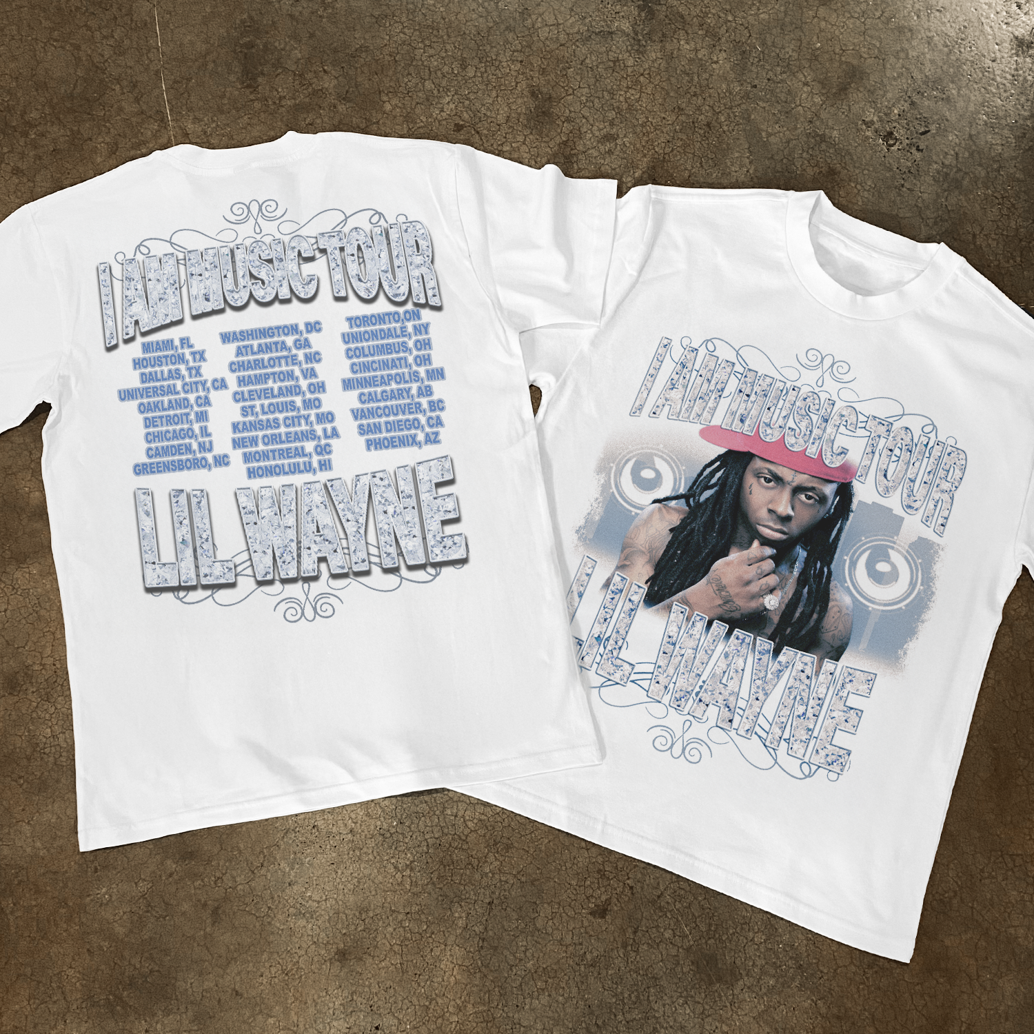 '08 LIL WAYNE 'I AM MUSIC' VINTAGE HEAVY TEE