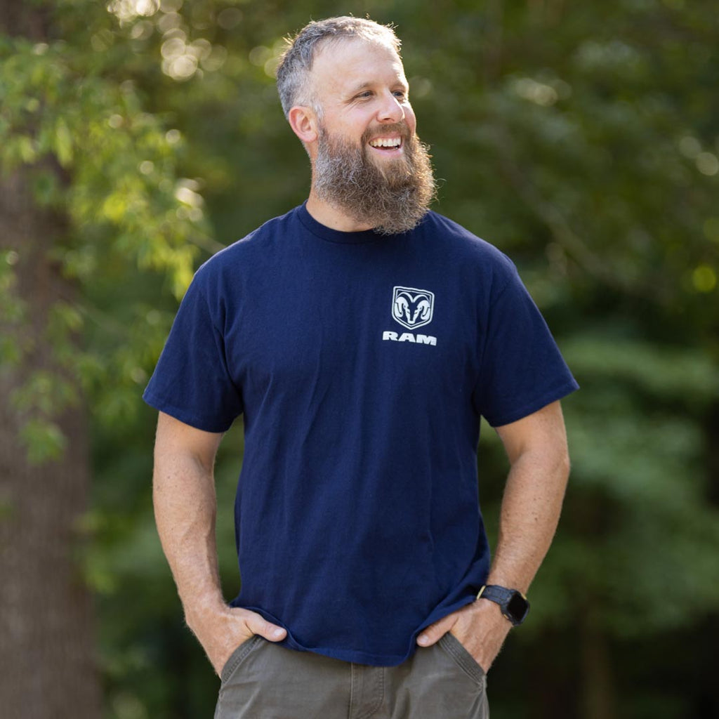 Ram - Logo USA Flag T-Shirt