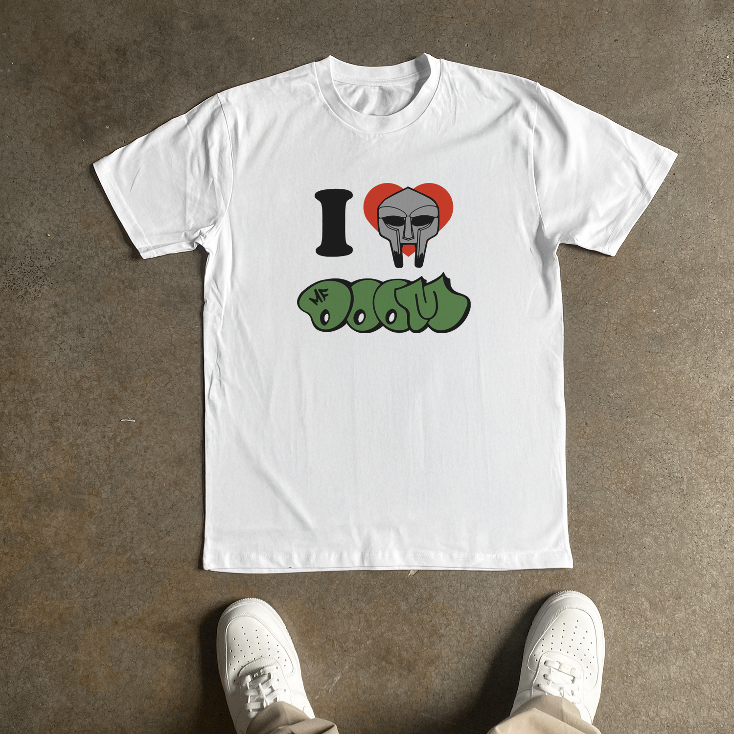 'I LOVE DOOM' CLASSIC WHITE TEE