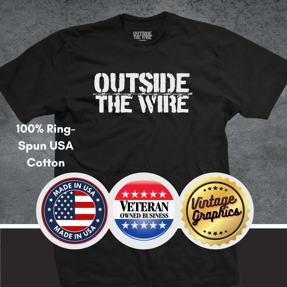 Old School '80s Gunny Highway Tee-Gold