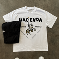 'HACIENDA HOTEL' HEAVYWEIGHT WHITE T-SHIRT