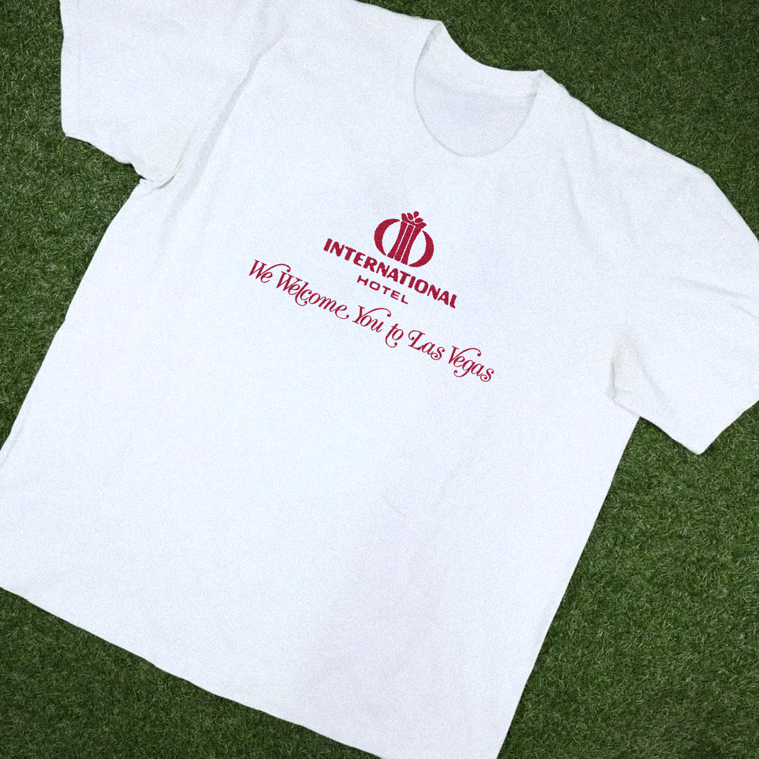 'INTERNATIONAL HOTEL' LAS VEGAS WHITE T-SHIRT
