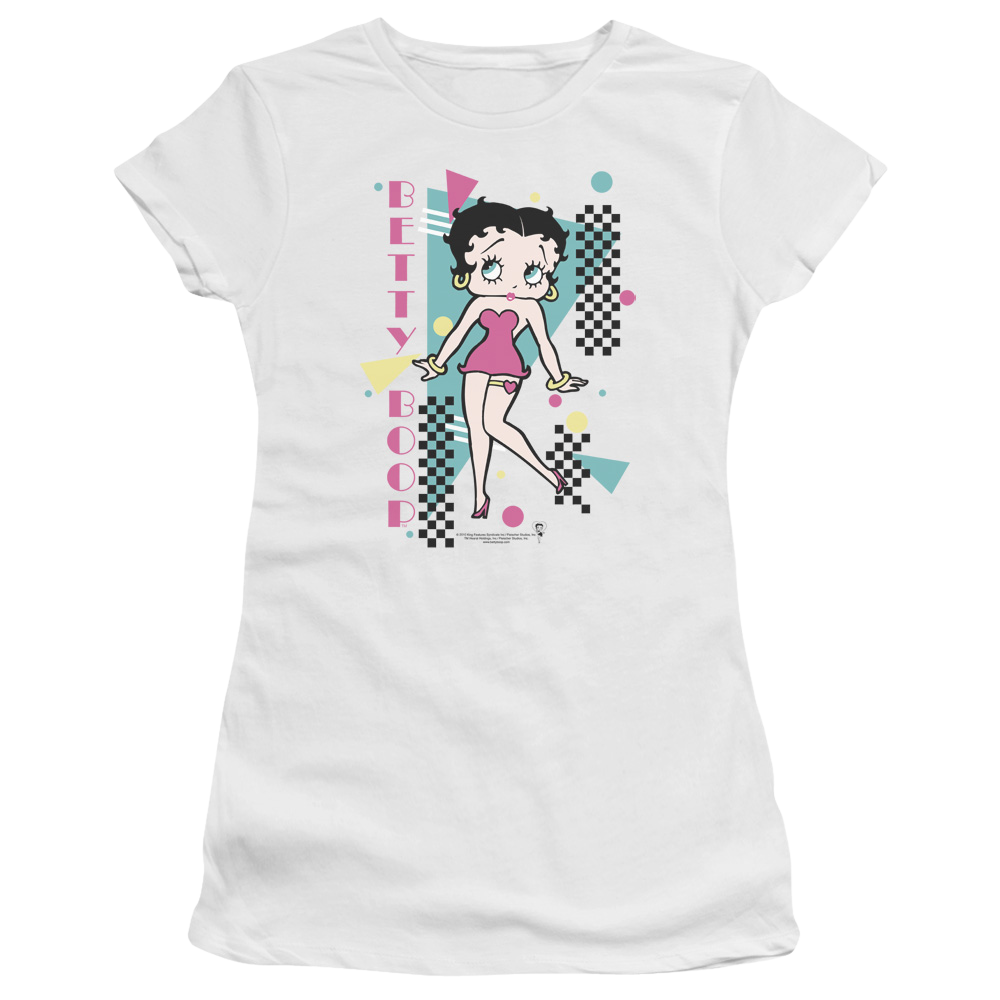 Betty Boop Booping 80S Style - Juniors T-Shirt