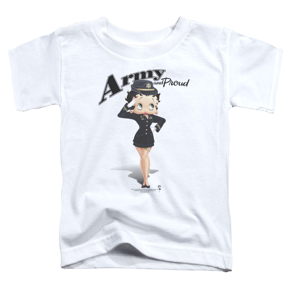 Betty Boop Army Boop - Toddler T-Shirt