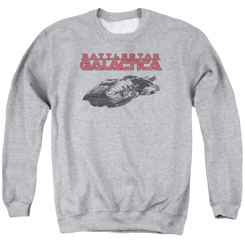 Battlestar Galactica Ship Logo - Men's Crewneck Sweatshirt