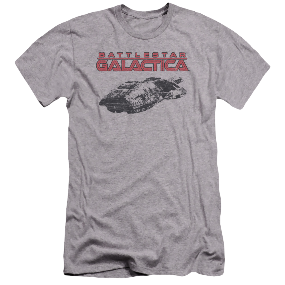 Battlestar Galactica Ship Logo - Men's Premium Slim Fit T-Shirt
