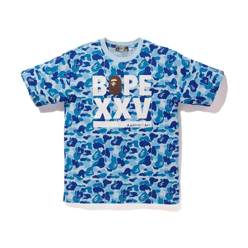 Bape ABC Bape XXV Logo Tee Blue