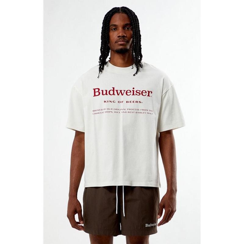 Budweiser Men's By Pacsun Logo T-Shirt - Multicolor