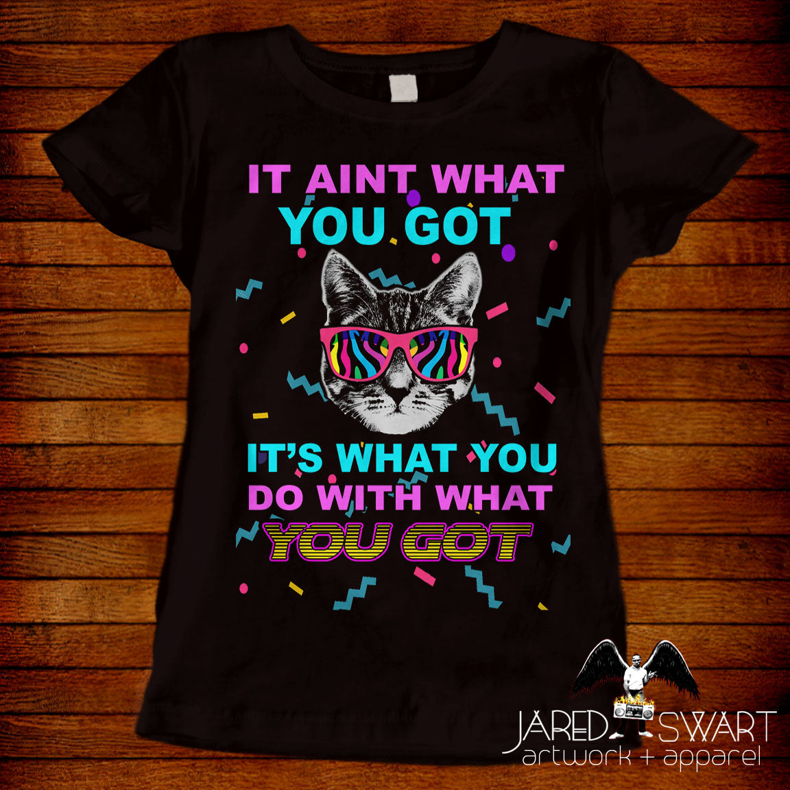 Cat World 80s Cool Cat T-shirt