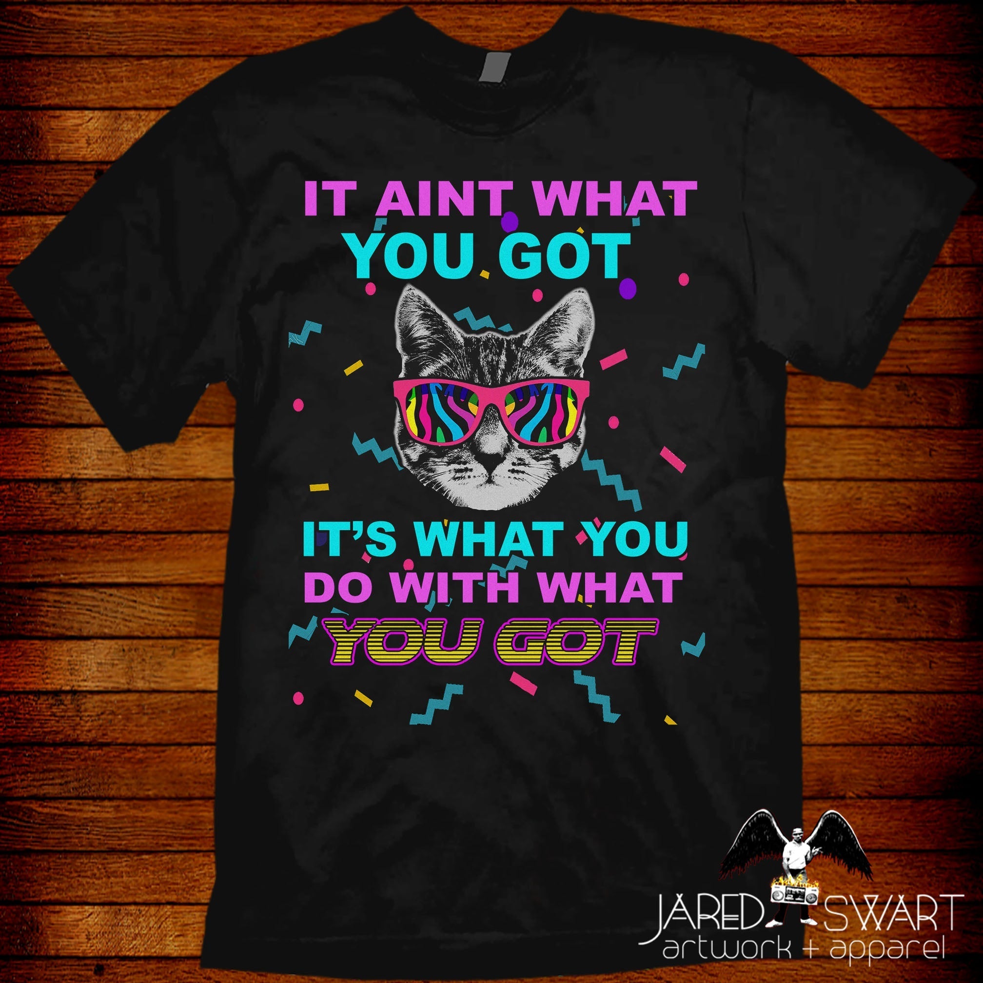 Cat World 80s Cool Cat T-shirt