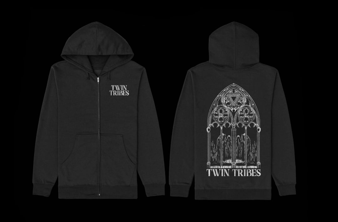 "Cathedral" zip-up hoodie