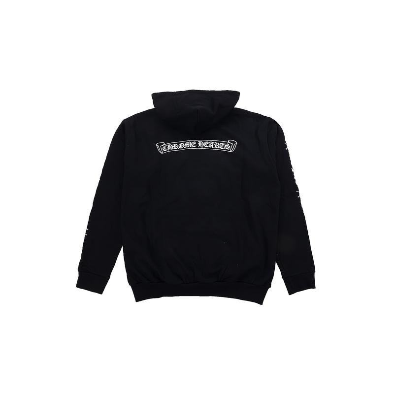 Chrome Hearts Script Logo Hoodie Black