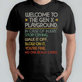 Gen X Playground Rules Shirt Retro 80s 90s Tee Funny Gen X Shirt Nostalgic Playground Rules Old School Shirt  T-shirt, sweater and Hoodie