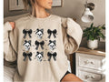 Halloween Skull Sweatshirt,Coquette Bow Halloween Sweatshirt,Skeleton Sweatshirt,Halloween Sweatshirt,Halloween Gift,Coquette Bow Sweatshirt