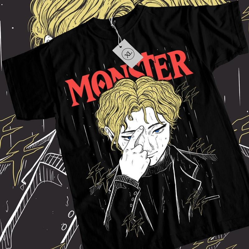 Johan Liebert Monster Anime T-Shirt & Sweatshirt, Anime Manga Lover Gifts Ball Cotton