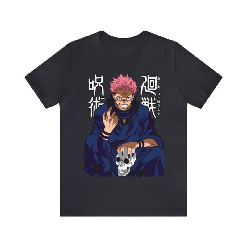 Jujutsu Kaisen Anime T-shirt, Ryomen Sukuna And Skull Graphic Tee, Anime & Manga Gifts Sweatshirt, Hoodie, Comfort Colors