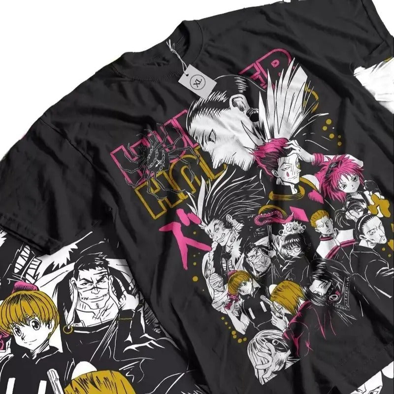 Killua Shirt Hunter X Hunter Tshirt HXH T-Shirt Gon Anime Hisoka Meruem Hisoka