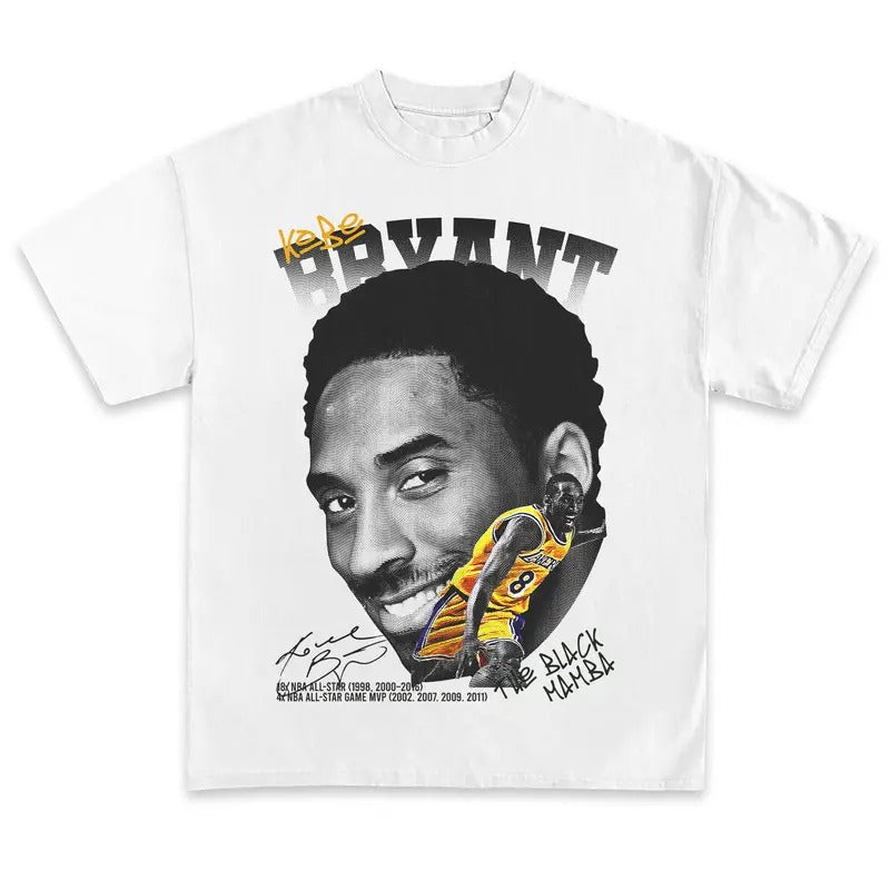 Kobe T-Shirt Vintage Inspirational Basketball Graphic Tee Shirt for Men Women