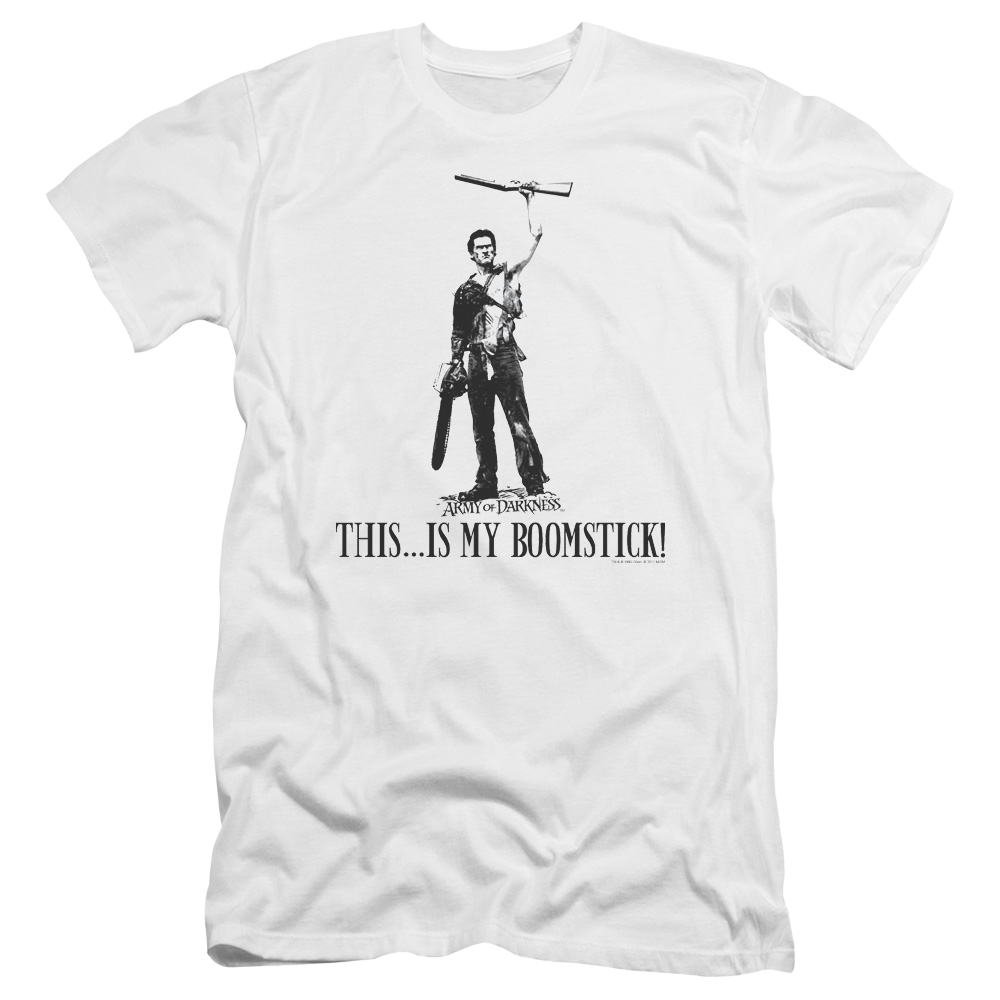 Army Of Darkness Boomstick! - Men's Premium Slim Fit T-Shirt