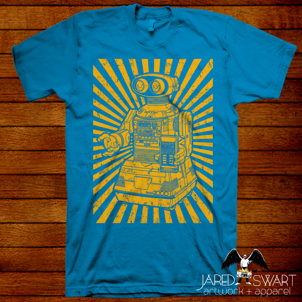 Omnibot Robot T-shirt retro 80s