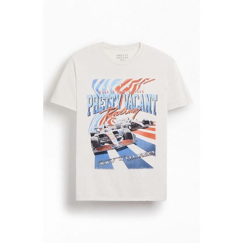 Pretty Vacant Men's American Racing T-Shirt - Multicolor