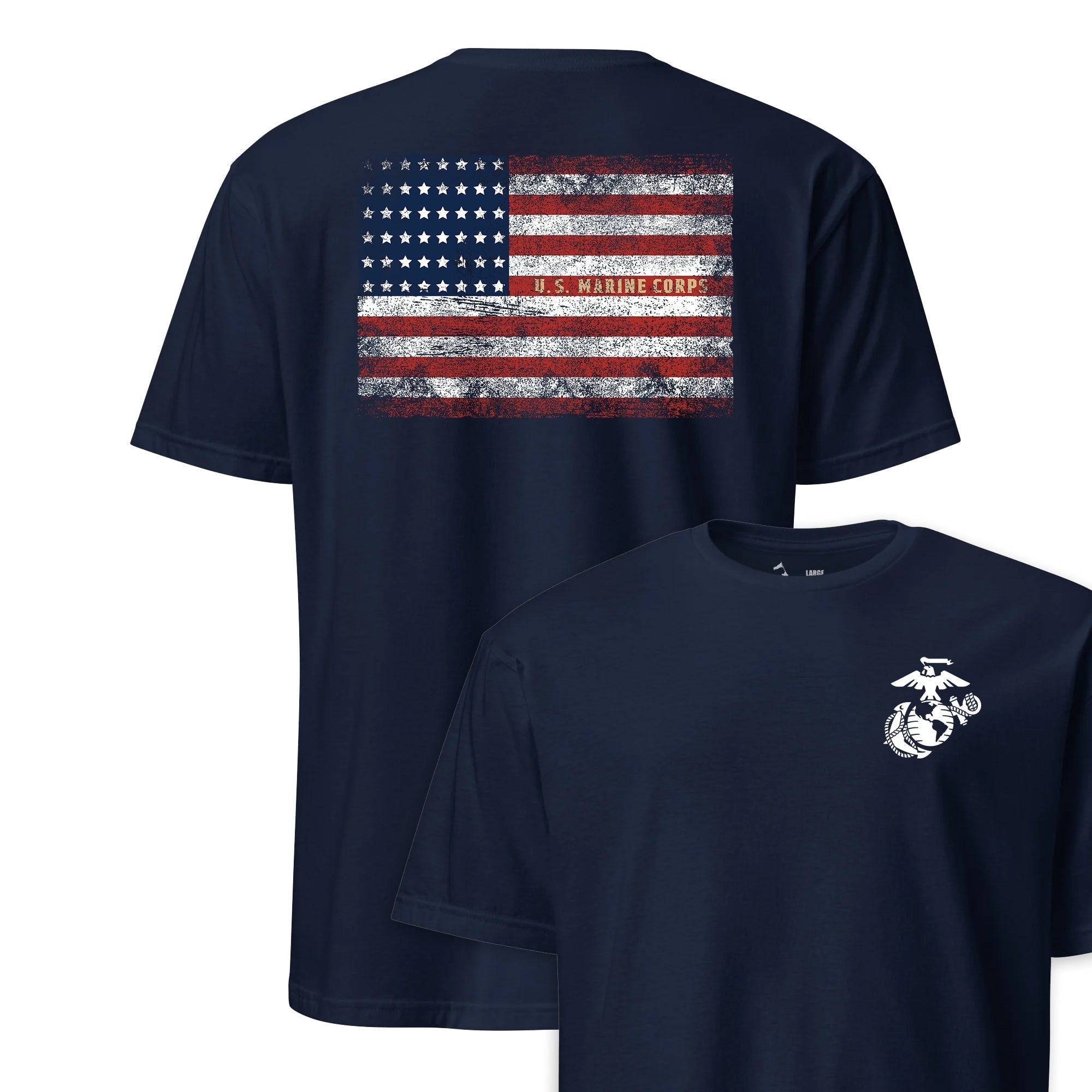 "Spirit of 1917" USMC Vintage Flag T-Shirt