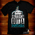 NeverEnding Story 80s movie t-shirt funny pop-art parody Straight Outta Fantasia