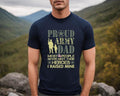Proud Army Dad Shirt/T-shirt/Hoodie/Sweater Soldier Army Dad Tee Most People Never Meet Their Heroes Army Military Dad Shirt Fathers Day Gift Proud Daddy Tee