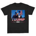 Trump Shooting Rally Shirt Shot Trump 2024 Never Surrender Survived USA Freedom Republican Shirt Pro Trump Make American Great Again Unisex T-Shirt Shortsleeve Menswear Underwear