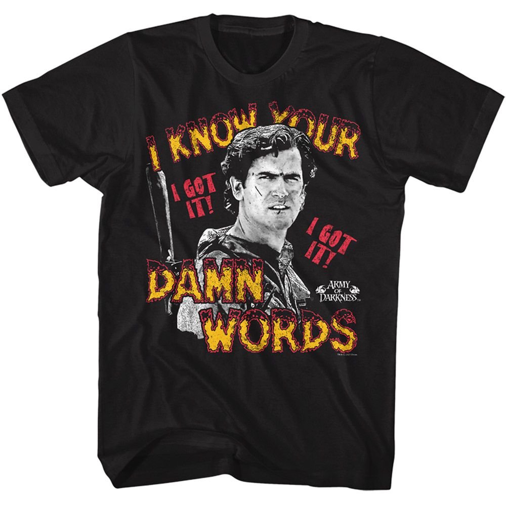 Army Of Darkness - Army Of Darkness Know Your Words T-Shirt