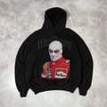 'MARLY RACER' RELAX BLACK HOODIE