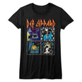 Def Leppard 80Salbums Womens T-Shirt