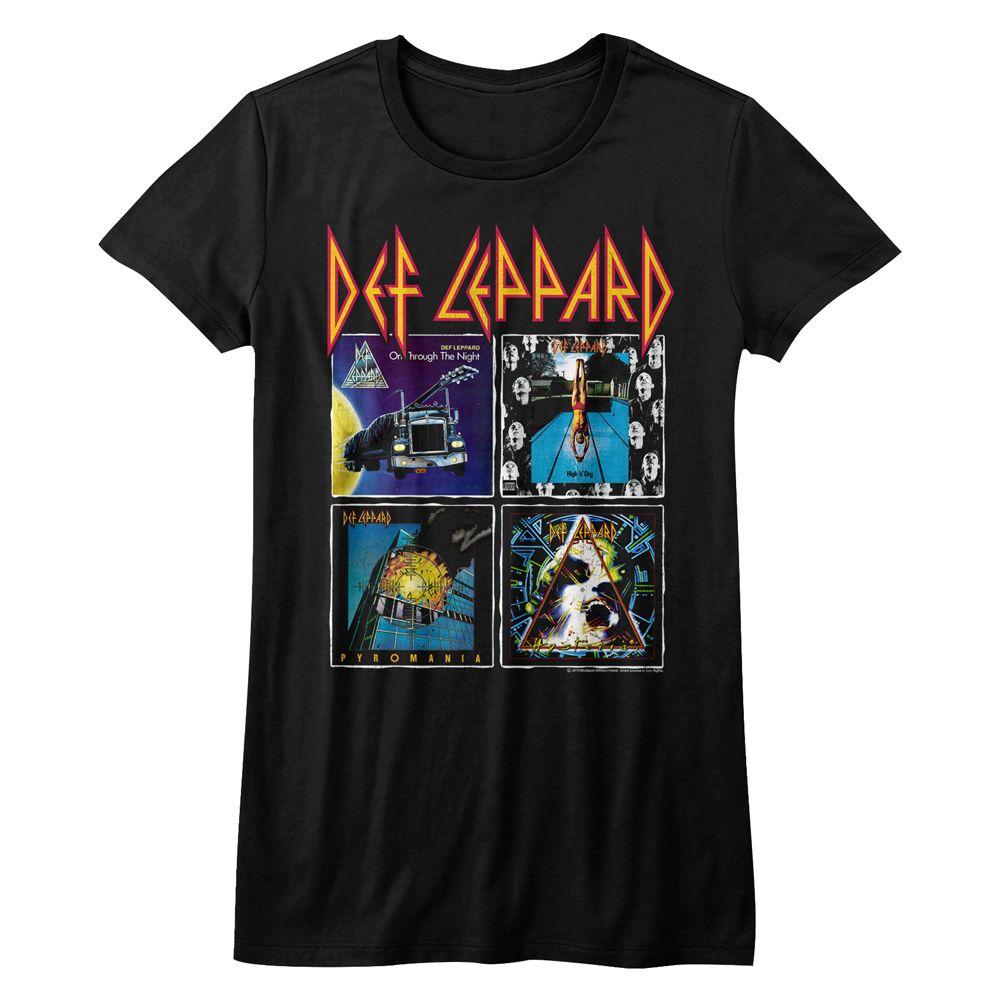 Def Leppard 80Salbums Womens T-Shirt