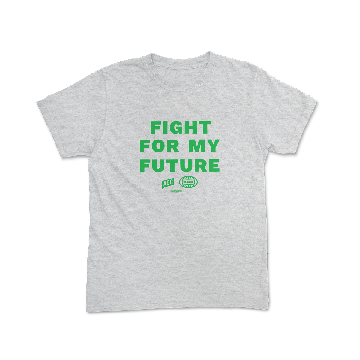 "Fight For My Future" Youth Grey Tee