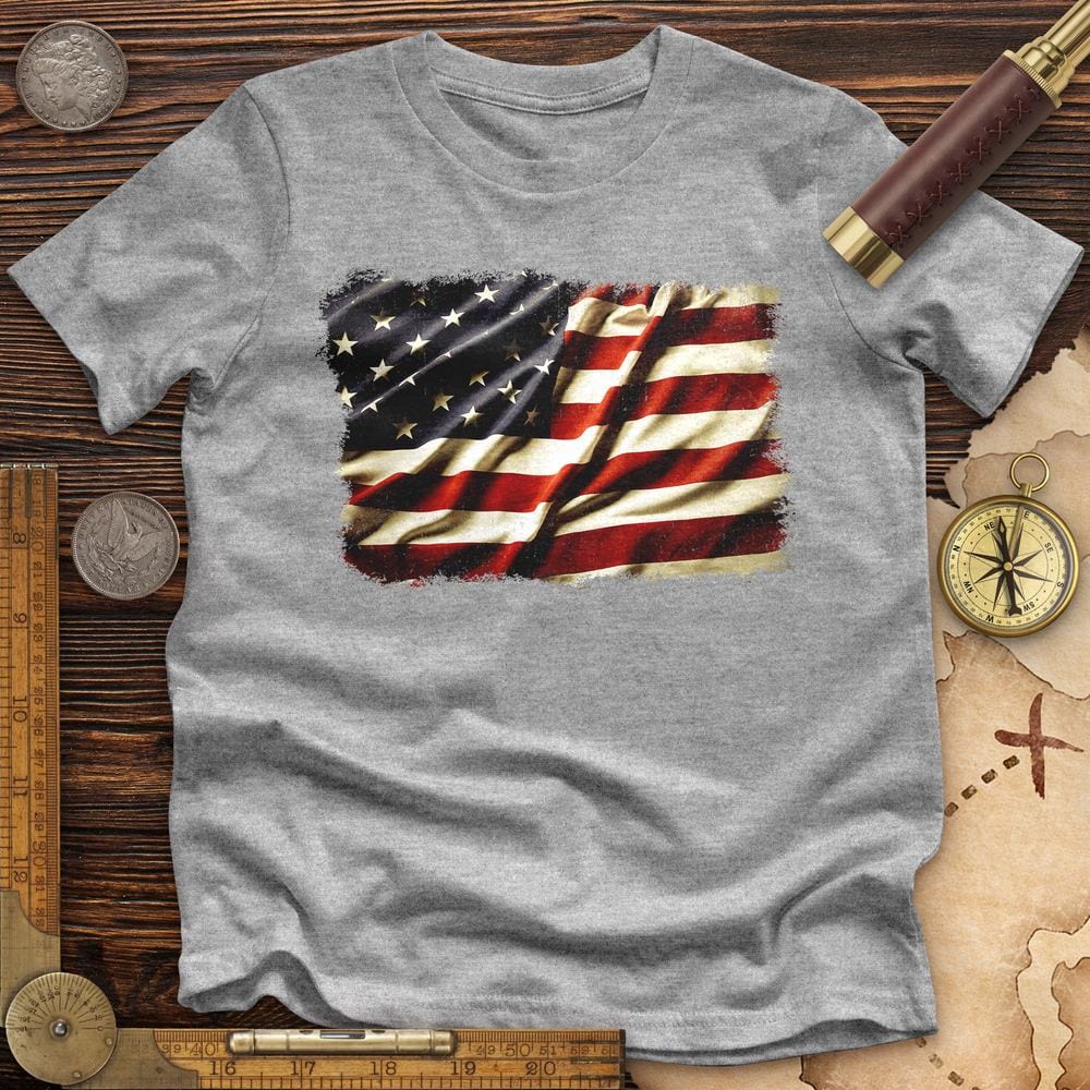 USA Flag Premium Quality Tee