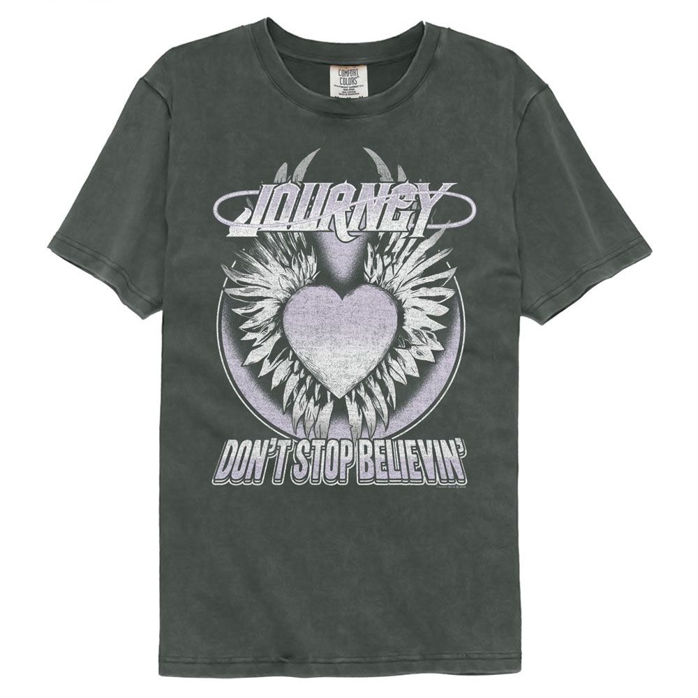 Journey Dont Stop Believin Heart Comfort Colors T-Shirt