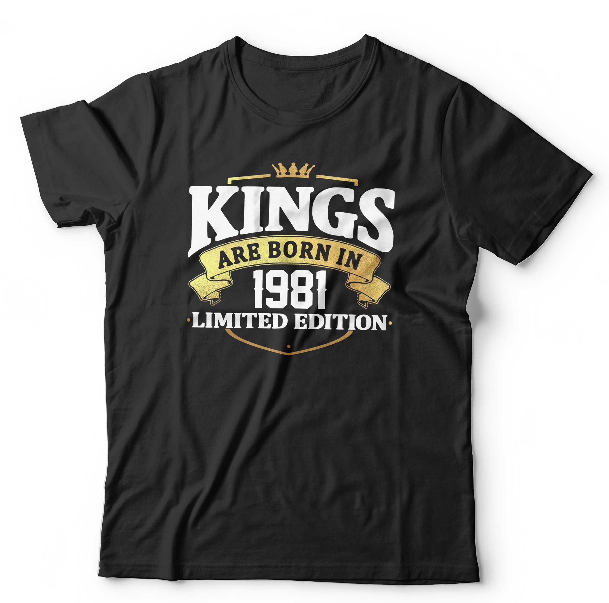 Kings Are Born In 1980s Birthday Tshirt Unisex