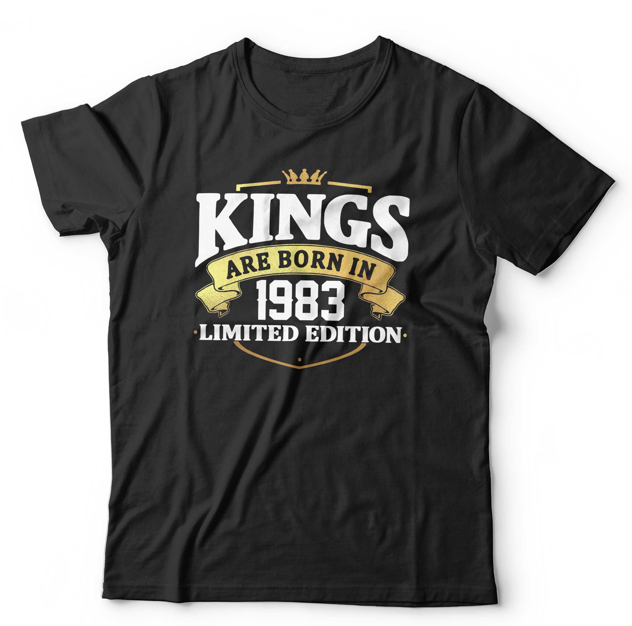Kings Are Born In 1980s Birthday Tshirt Unisex