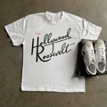 'HOLLYWOOD ROOSEVELT' HEAVYWEIGHT WHITE T-SHIRT