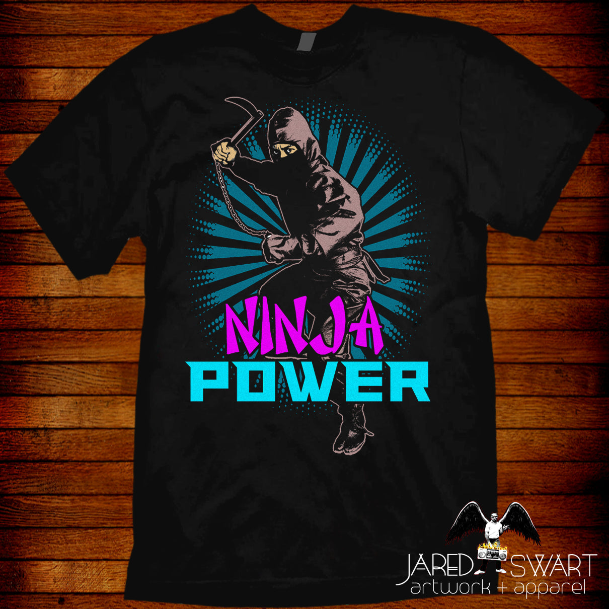 Ninja Power 80s T-shirt