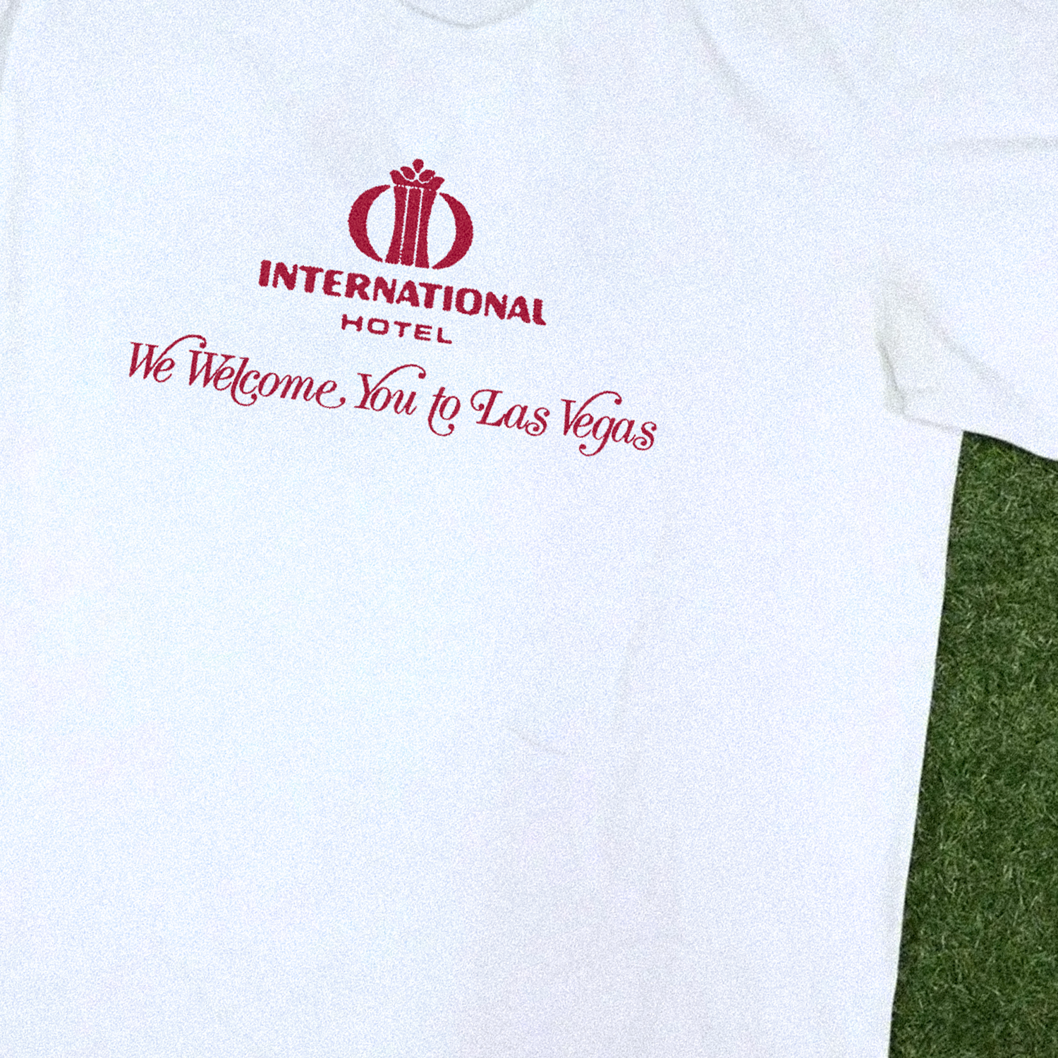 'INTERNATIONAL HOTEL' LAS VEGAS WHITE T-SHIRT