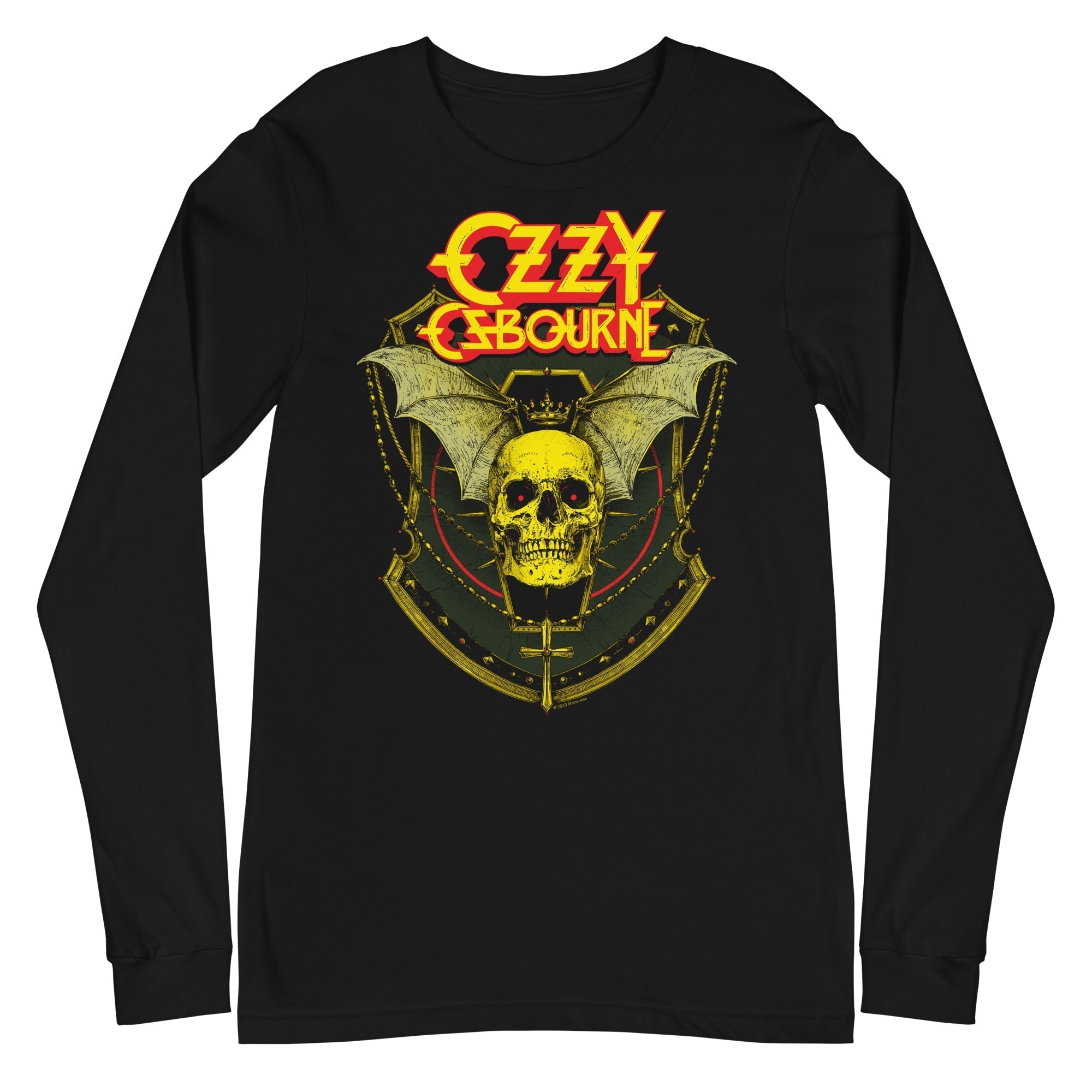Ozzy Osbourne - Bat Skull Long Sleeve T-Shirt