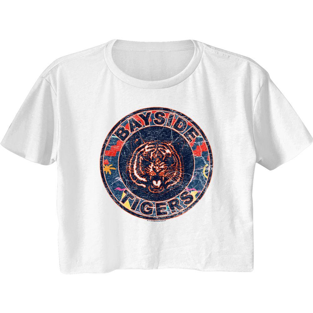 Saved By The Bell 80S Logo Womens Crop Tee