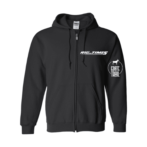 #SENDIT I Have A Trailer Zip-Up Retro Hoodie