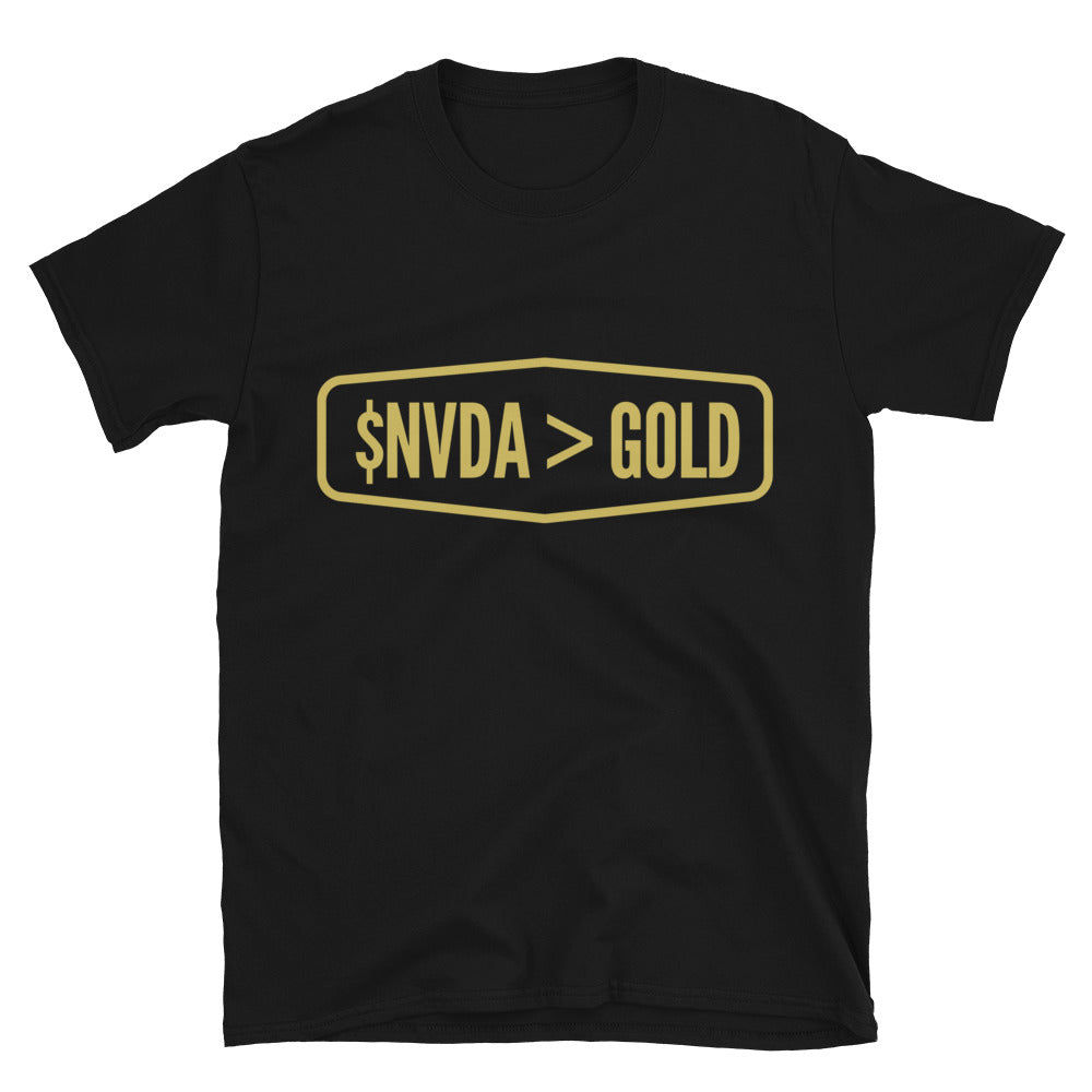 $NVDA > Gold T-Shirt