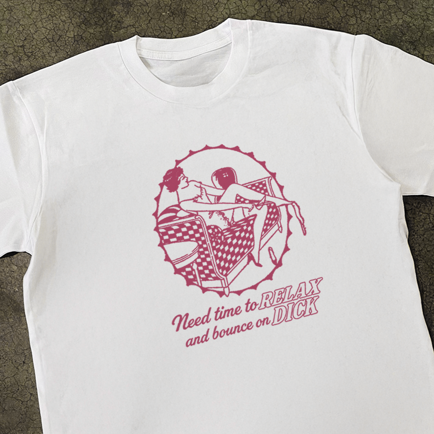 'NEED TIME' CLASSIC WHITE TEE